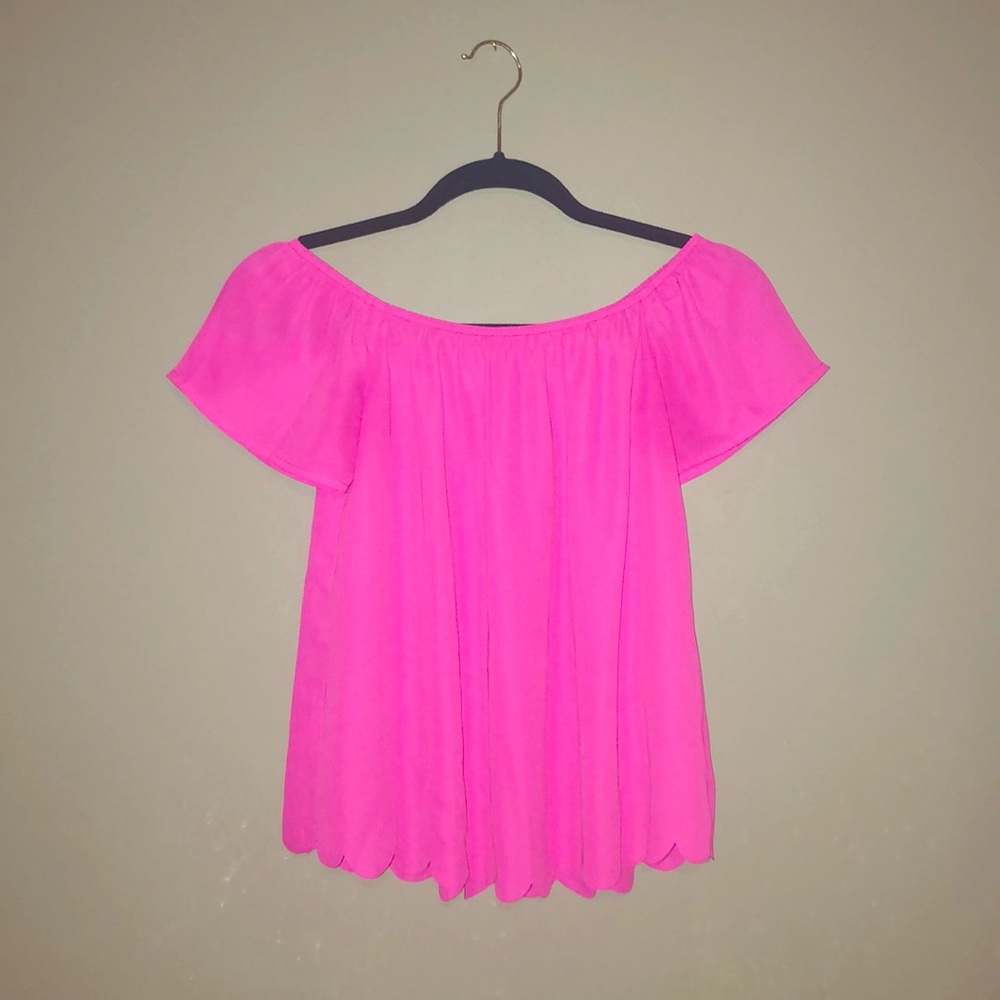 Pink luxury shirt: like new!